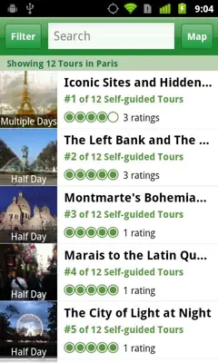 Paris android App screenshot 1